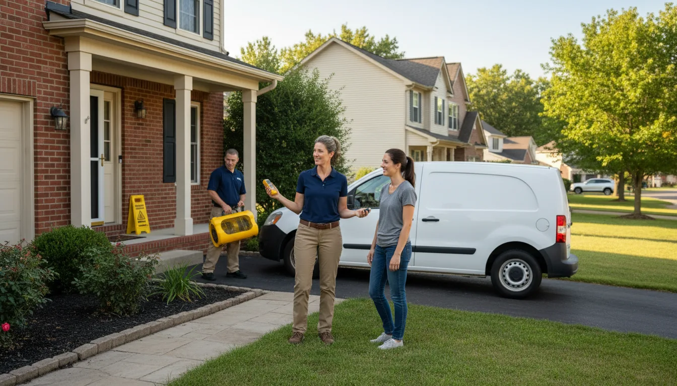 Residential water damage restoration in Avenal, CA